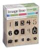 Image Tree Rubber Stamp Alphabet Set - Collage Numbers