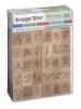 Image Tree Rubber Stamp Alphabet Set - Rebecca Sower Script