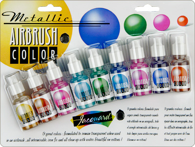 Jacquard Metallic Airbrush Exciter Pack