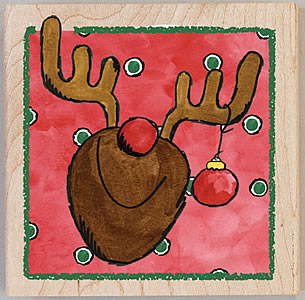 Janlynn Rubber Stamp - Reindeer