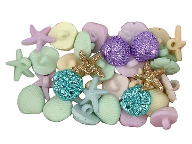 Dress it up - Tiny Seashells Buttons