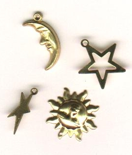 Jest Charming Charms - Moon and Stars