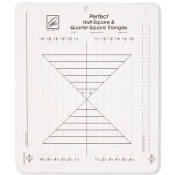 June Tailor Perfect Half-Square and Quarter-Square Triangles Ruler