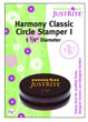 Just Rite Stampers - Do it Yourself - Harmony I/Wood Round Stamper Block - 1 5/8" Round