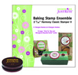 Just Rite Stampers - Baking Stamp Ensemble - 2 5/16" Harmony Classic Stamper II Round