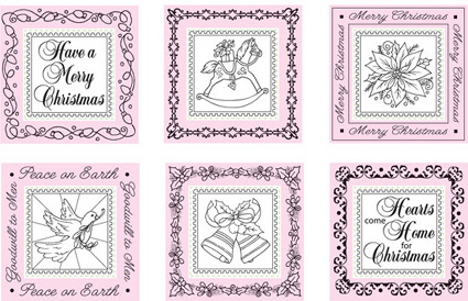 JustRite Stamper Hearts Come Home 2" Square