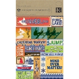 K&Co Boy Scouts Foil Embossed Stickers - Water & Snow