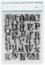 Kaisercraft Clear Distressed Alphabet Stamp