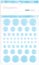 Droplets Stickers 54/Pkg - Sky Blue