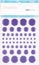 Droplets Stickers 54/Pkg - Purple