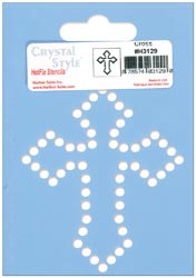 Hotfix Crystal Style Stencil - Cross