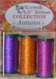 Kreinik 1/8in Metallic Ribbon Pack 3ct Autumn
