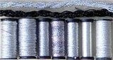 Kreinik Metallic Thread Assortment -Color Effects Collection - Elegance (Silver)