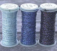 Blue Iron-On Ribbon Assortment