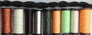 Kreinik Metallic Thread Assortment -Color Effects Collection - Neon Fun (Halloween)