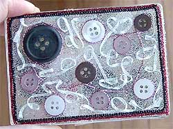 Beaded Button Box