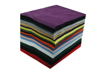 Kunin Rainbow Classic Felt 9"x12" 100 pc Assorted