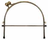 Lacis Purse Frame 6" with Loops for Handle, Removable for Multiple Bags