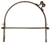 Lacis Purse Frame 10" for Handle, Removable for Multiple Bags - Bronze/Antique Gold