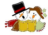 Lasting Impressions Brass Stencil - Snowmen Carolers