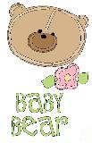 Lasting Impressions Brass Stencil - Baby Bear