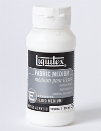 Liquitex Acrylic Fabric Medium 4oz. Bottle