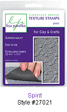 Lisa Pavelka Signature Series Texture Stamps - 2 styles Sets - Spirit Set - Hearts Aflame and Ribbons