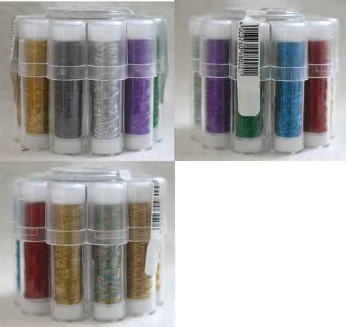 Madeira Embroidery Thread Sampler - Metallic