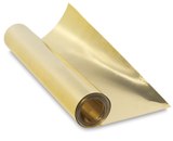 Maid-o'-Metal 36 gauge Tooling Foil 12" x 36" Roll Brass