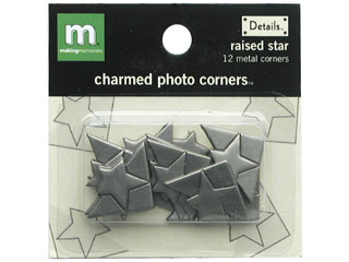 Making Memories Charmed Photo Corners Raised Star