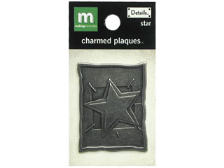 Making Memories Details Charmed Plaques - Star