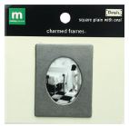 Making Memories Details Charmed Frames - Square Plain with Oval