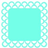 Martha Stewart Punch Around the Page - Double Loops  2 pc