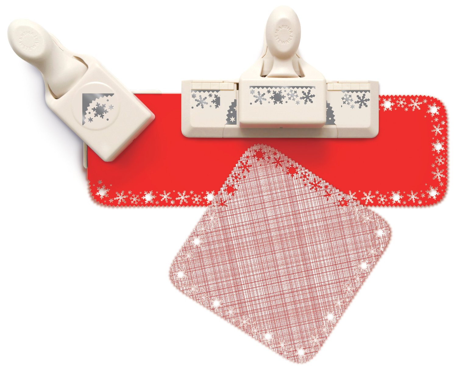 Martha Stewart Punch Around the Page - Snow Furry 2 pc