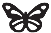 Martha Stewart Punch - Double Punch Butterfly