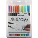 Uchida Le Plume II Double-Ended Brush Lettering Marker Set 12/Pkg - Pastel