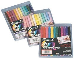 Marvy Uchida Brush Art Markers Sets 12 piece