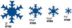 McGill Stacking Punches - Snowflakes