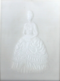 Metal Smith Mold 6"x8" - Colonial Lady