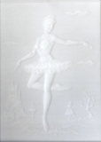 Metal Smith Mold 6"x8" - Ballerina