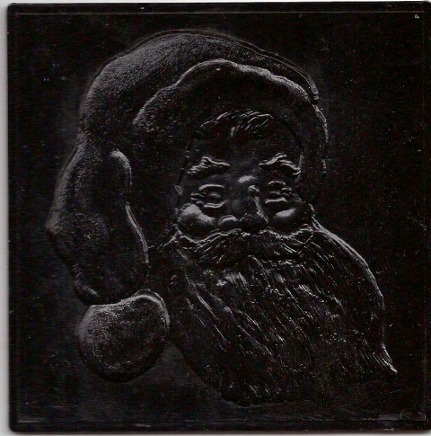 Metal Smith Mold 4"x4" - Santa