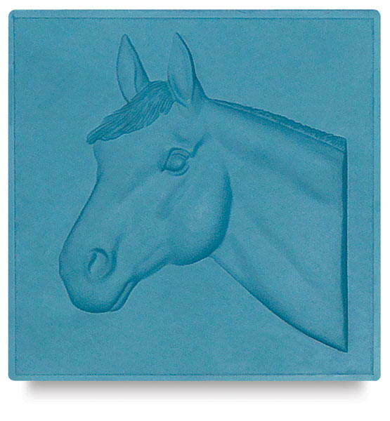 Metal Smith Mold 4"x4" - Horse Head