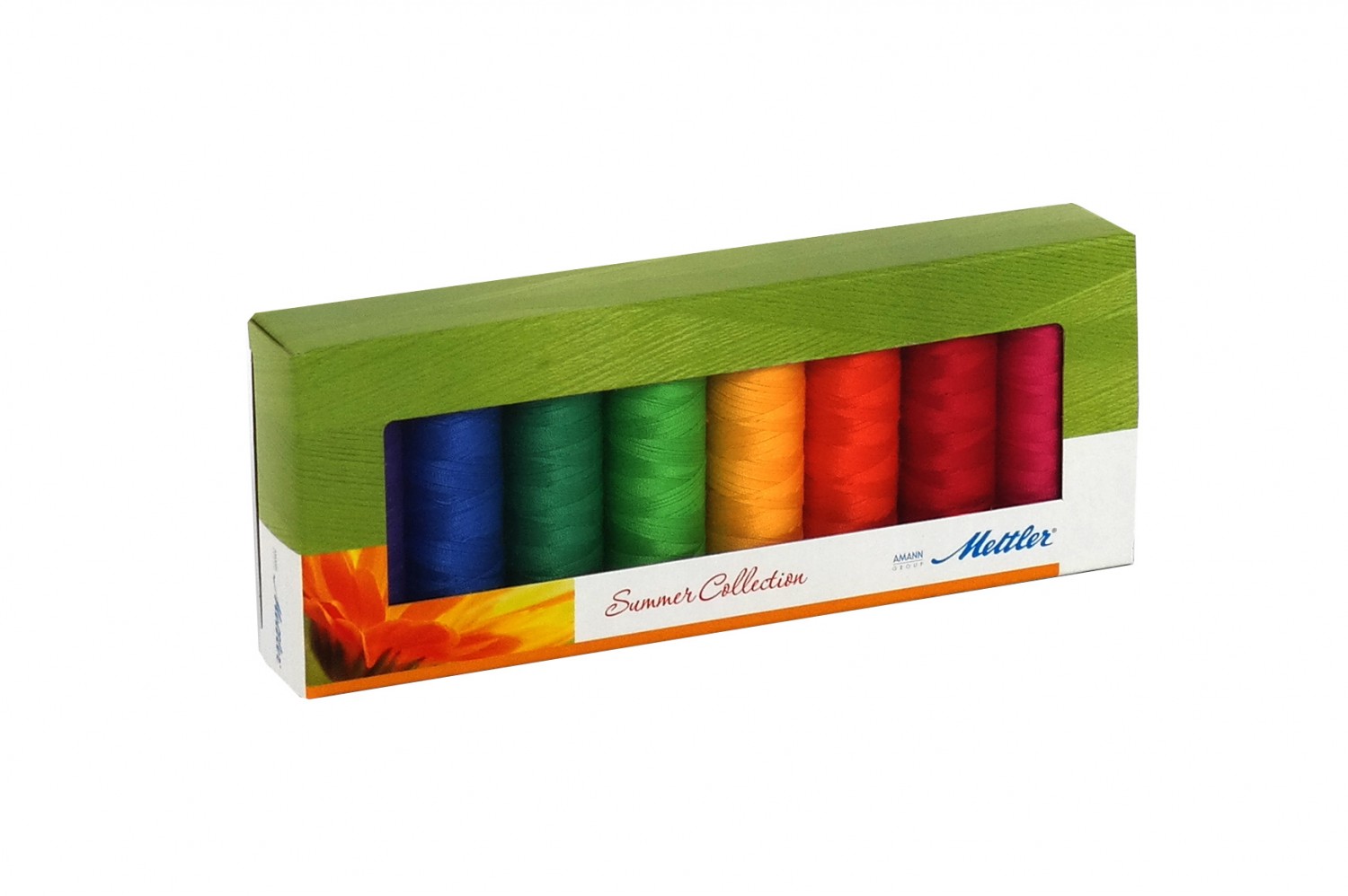 Mettler Silk Finish Cotton Thread Set 8 Spools Summer