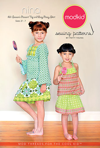 Modkid Patterns - Nina - Top & Easy-Peasy Skirt