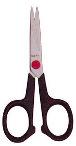 Mundial Red Dot Embroidery Scissor 4 1/2"