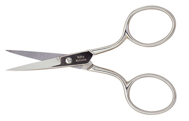 Nifty Notions Scissors - 3-1/2" Nickel Plated Curved Embroidery Scissor