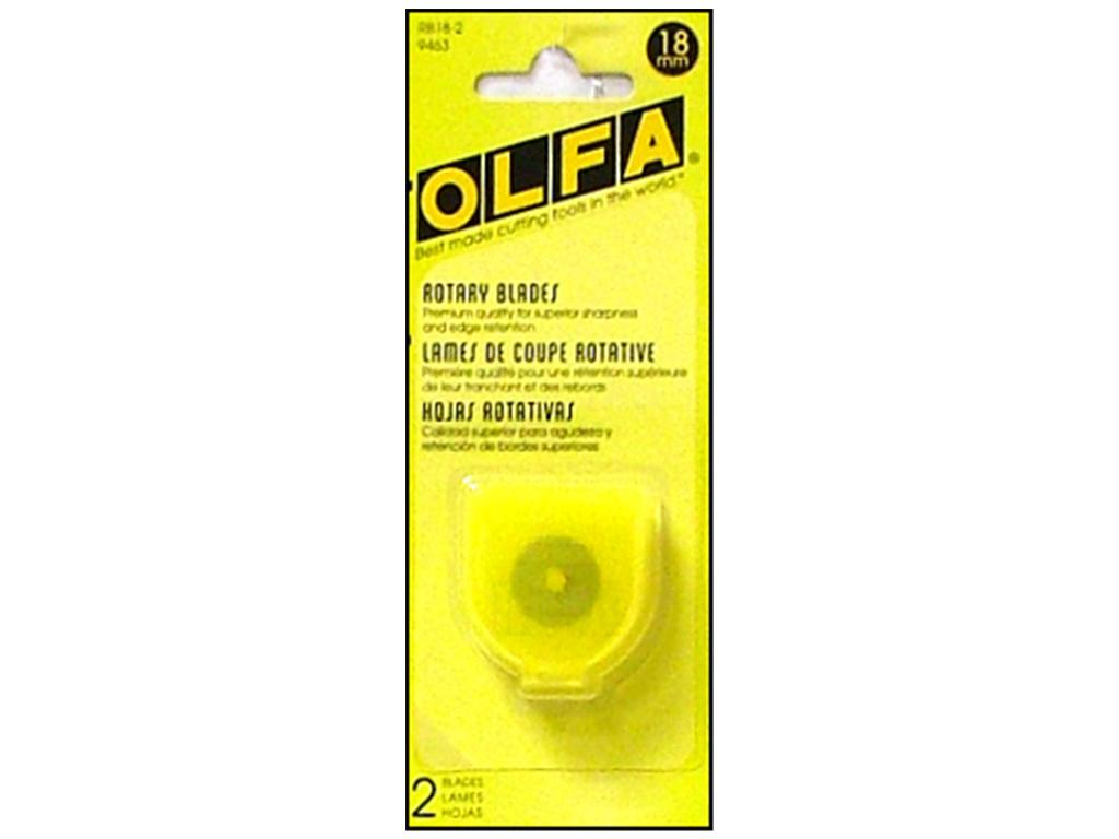 Olfa 18mm Rotary Cutter Blade - 2 Pack