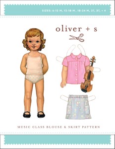 Oliver + S Music Class Blouse and Skirt