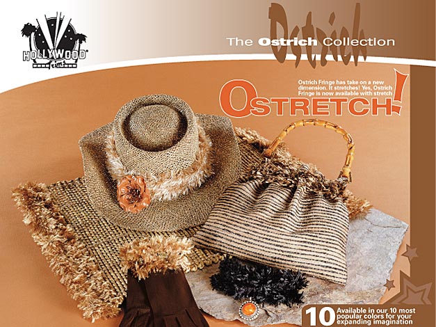 The Ostritch Collection: Ostretch! - Ostritch Fringe has taken on a new dimension. It stretches! Yes, Ostritch Fringe is now available with stretch.