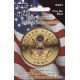 Pioneer Self-Adhesive Metal Military Medallions - Army